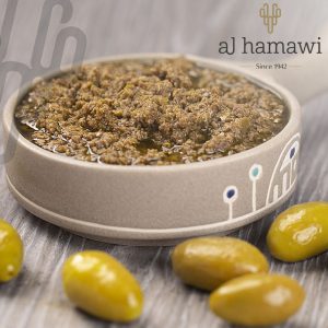 زيتون أخضر مطحون