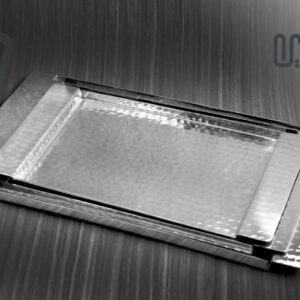 صواني ألمنيوم 3 احجام بمسكه