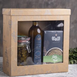 بوكس ورق عنب بالبنة مع زيت وزعتر