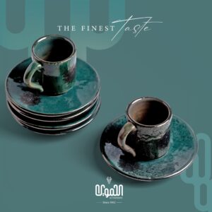 فناجين قهوة تركي خزف يدوي (عدد٦)